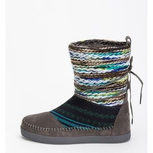 Toms Nepal Boots Forged Iron Grey Suede